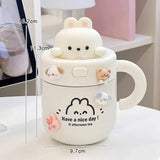 Mini gourde kawaii blanc lapin