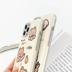 Coque iPhone Drink Bear silicone