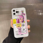 Coque iPhone Fashion Ticket fille