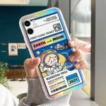 Coque iPhone Kawaii Galaxy lazer