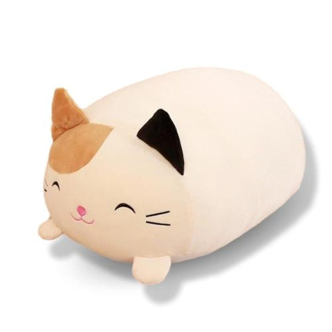 Coussin peluche chat kawaii