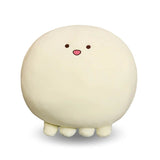 Peluche poulpe rond blanc