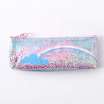 Trousse Licorne Paillettes arc-en-ciel