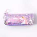 Trousse Licorne Paillettes violet