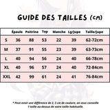 guide taille uniforme court