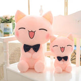 peluche chat rose
