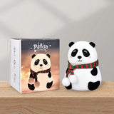 veilleuse kawaii panda silicone